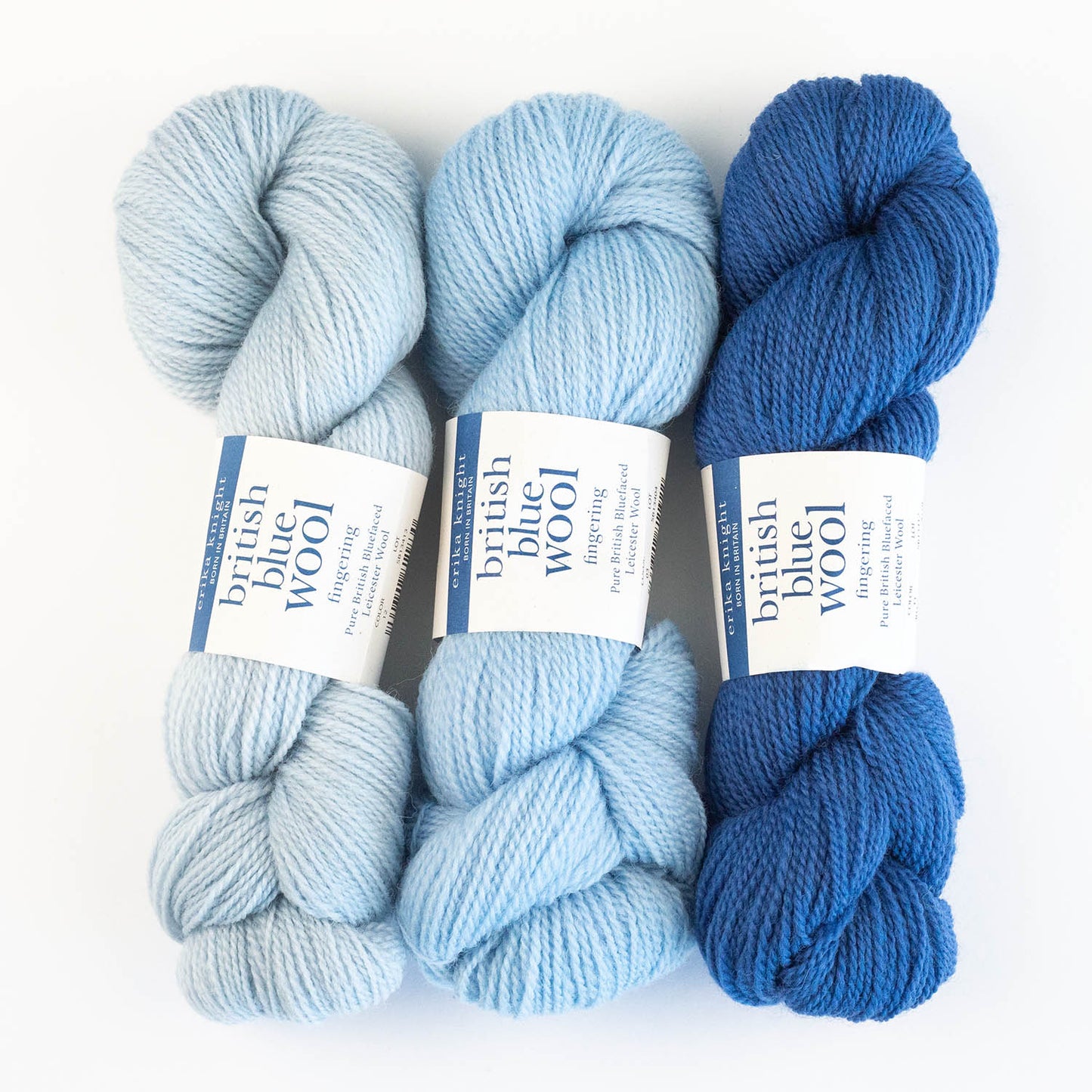 Bristish Blue Wool Fingering