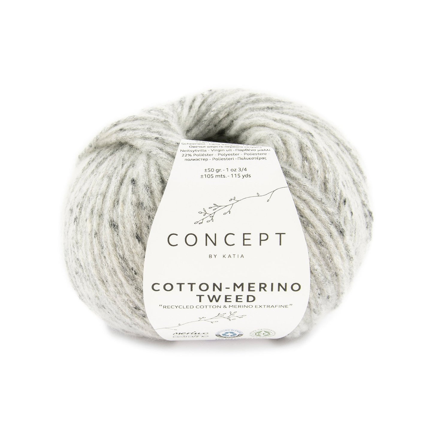 Cotton Merino Tweed