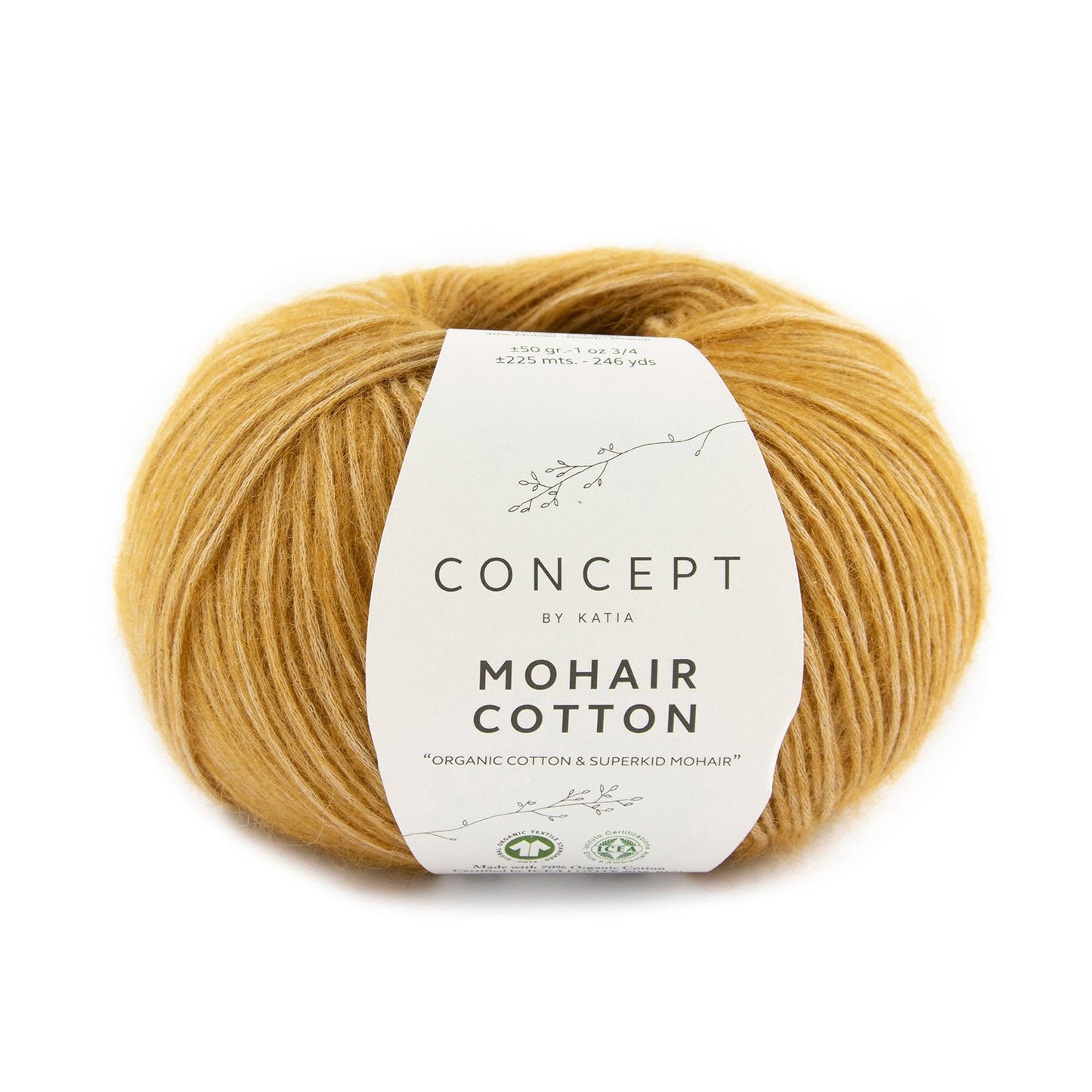 Mohair-cotton