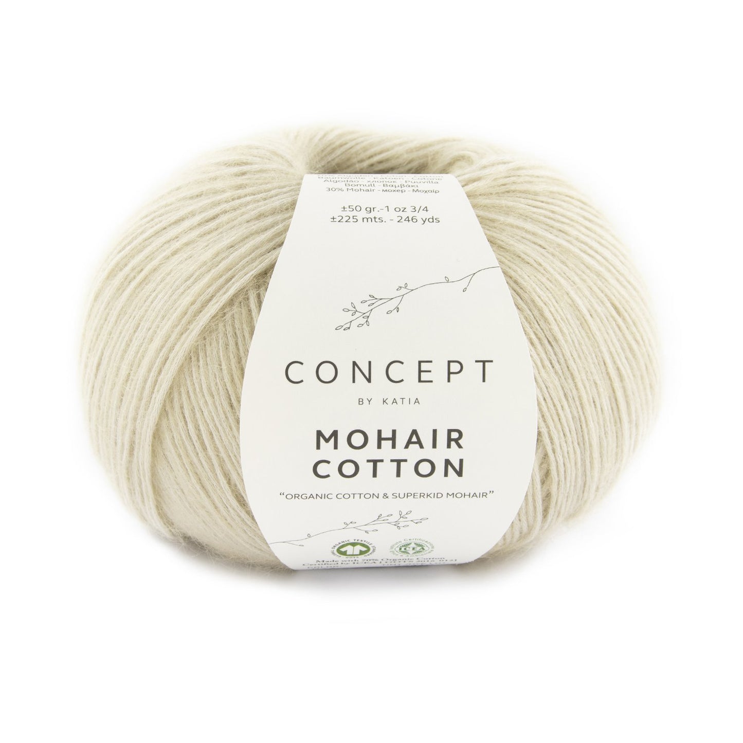 Mohair-cotton