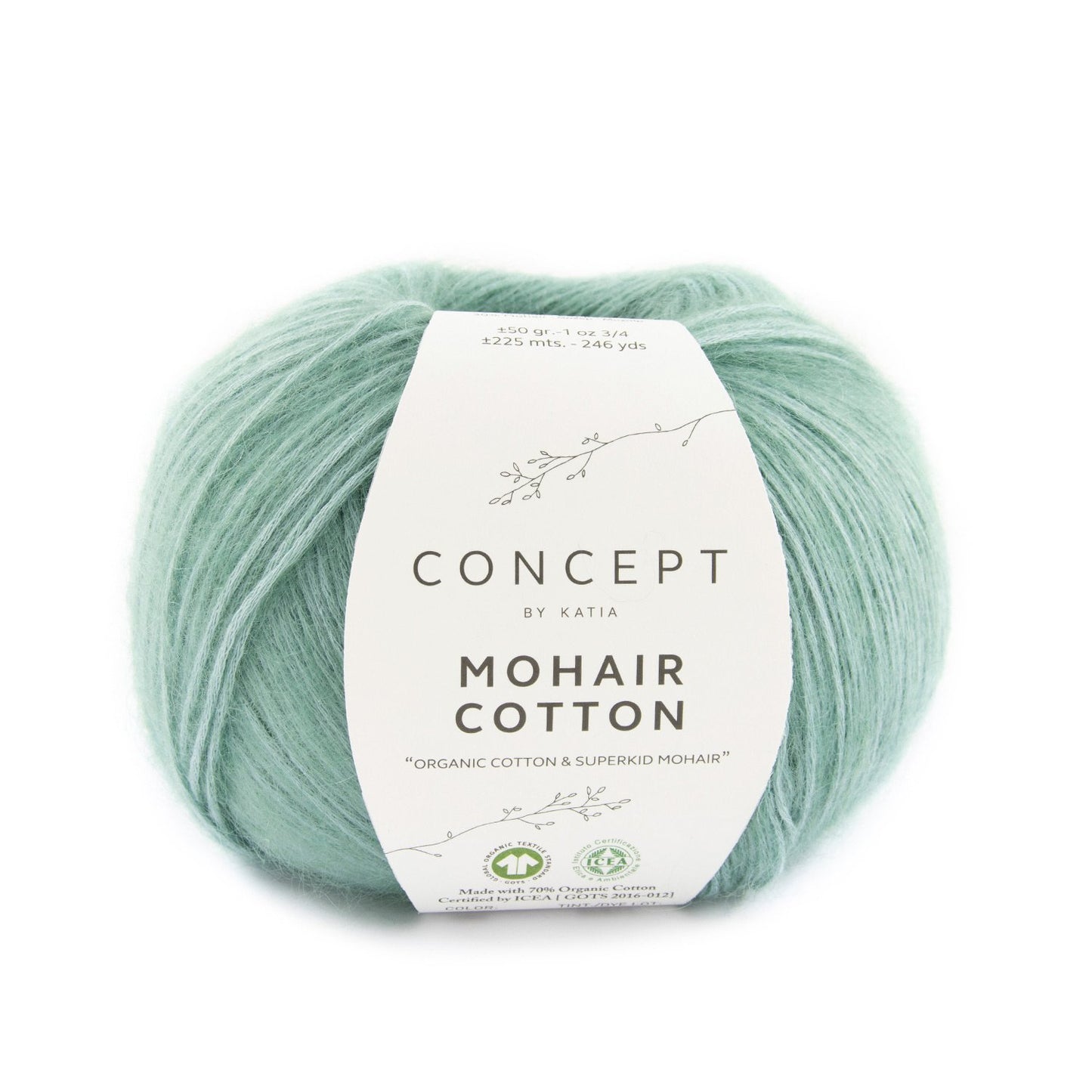 Mohair-cotton