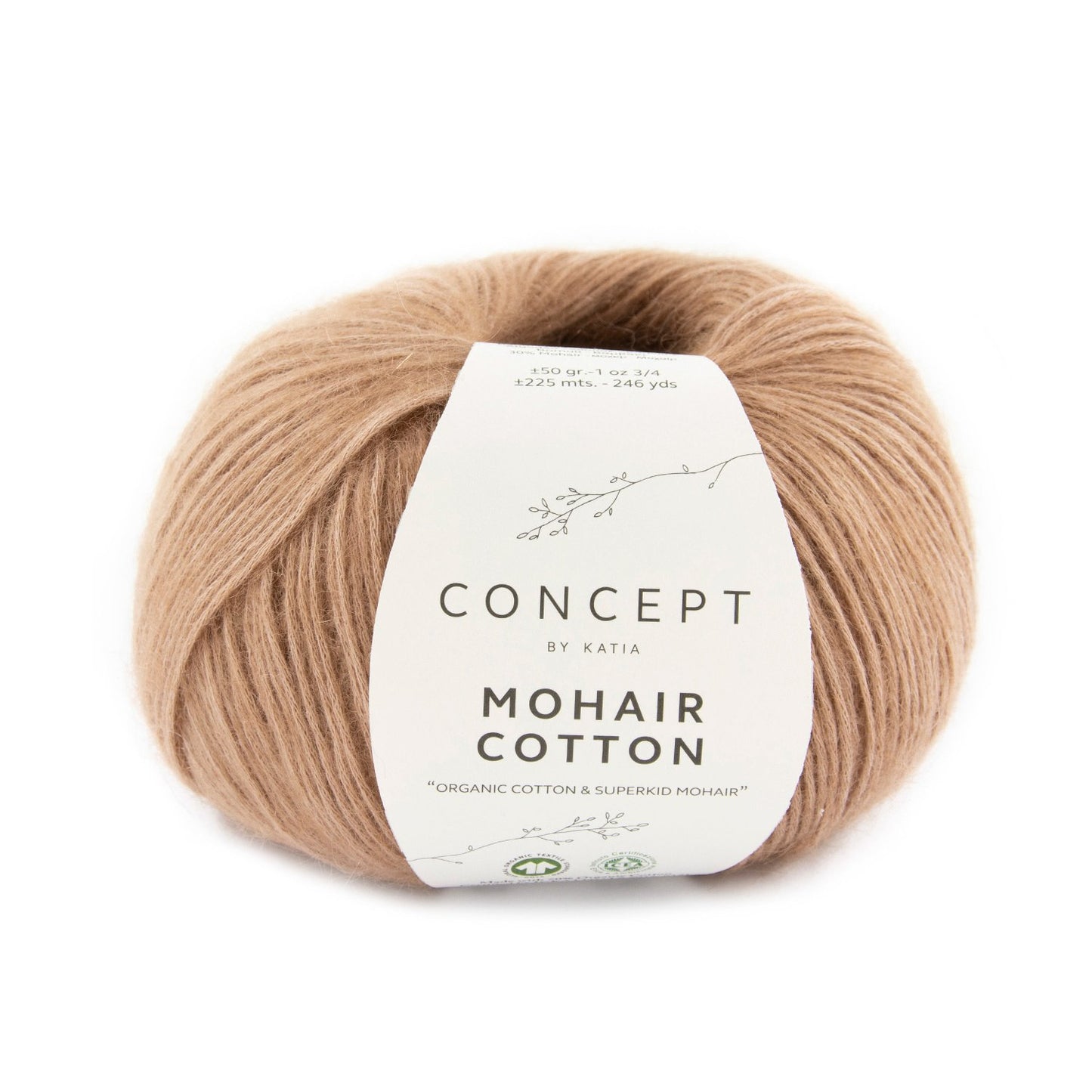 Mohair-cotton
